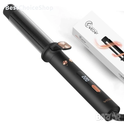 Въртяща се автоматична маша на 360°, WeChip с LED дисплей за къдрене​