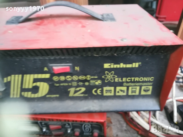 EINHEL 12V 15AMP.BATTERY CHARGER-ВНОС SWISS 0910251617, снимка 4 - Аксесоари и консумативи - 51999676