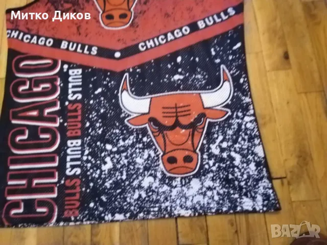 Потник тип баскетболен на Чикаго Булс фенски размер М, снимка 13 - Баскетбол - 49923992