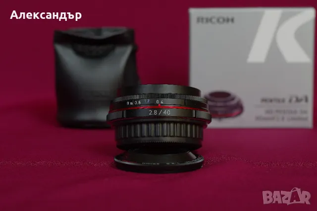 Pentax HD DA 40mm ltd. "Палачинката" - модерна и в отлично състояние, снимка 4 - Обективи и филтри - 47209809