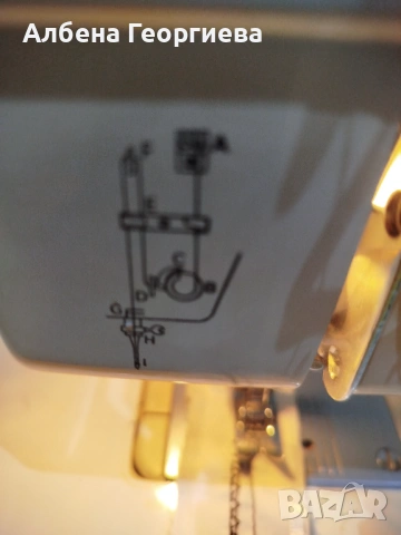 Метална шевна машина HOFMAN SUPER NUTZSTICH 6936, снимка 6 - Шевни машини - 53685516