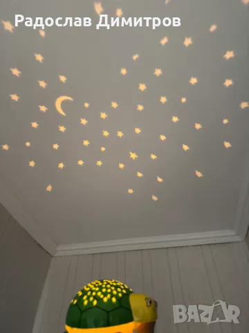 Детска нощна лампа с проектор - Костенурка, снимка 4 - Детски нощни лампи - 50159996