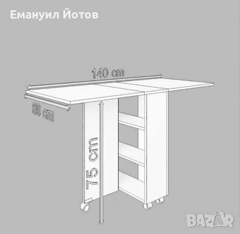 Сгъваема маса , имаме и други цветове, снимка 4 - Маси - 52370135