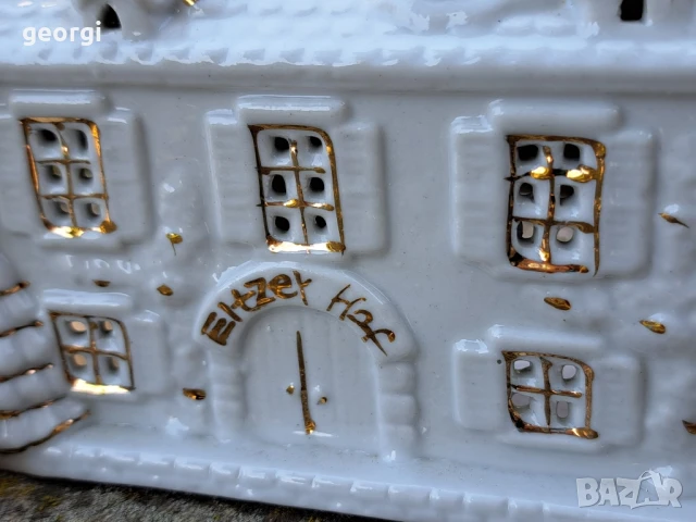 порцеланова къщичка свещник , снимка 3 - Декорация за дома - 51306879