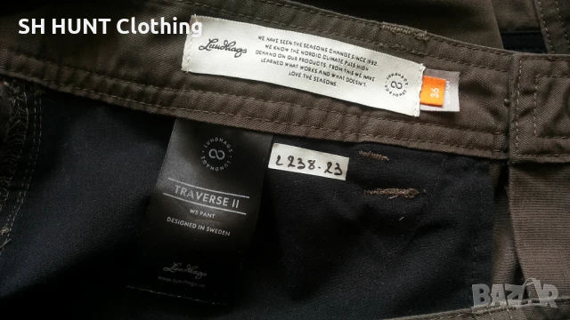 Lundhags TRAVERS ll Stretch Trouser размер 36 / S панталон със здрава и еластична материи - 1351, снимка 14 - Панталони - 51423698