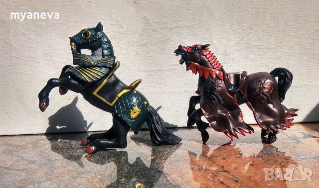 Екшън фигури , коне на рицари с богата орнаментика .  , снимка 9 - Фигурки - 45544434