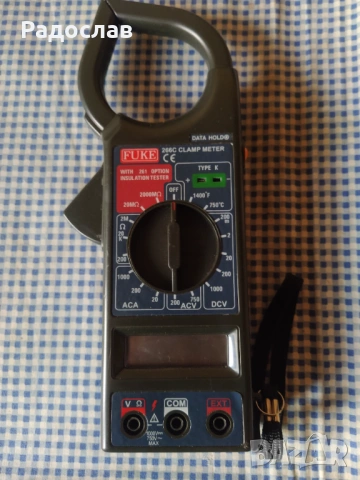 FUKE мултицет амперклещи, снимка 2 - Други инструменти - 53232845