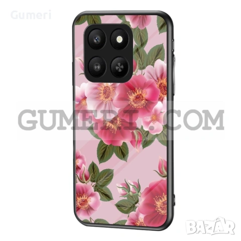 Гръб с Цветя за Huawei Honor  Honor X7d, снимка 3 - Калъфи, кейсове - 53258412