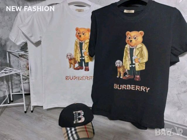 Дамски Памучни Тениски BURBERRY , снимка 1 - Тениски - 46771772