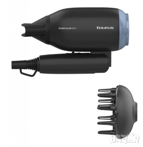 Сешоар за пътуване Studio Glow 1500 – 1400W, сгъваем, двоен волтаж, 2 скорости, снимка 7 - Сешоари - 51895946