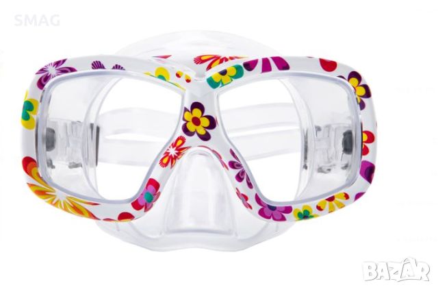 Цветна детска морска маска за плуване 6-12 години, снимка 1 - Водни спортове - 46281442