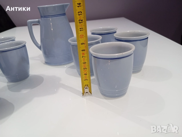 Порцеланов стар сервиз маркиран , снимка 4 - Сервизи - 52564287