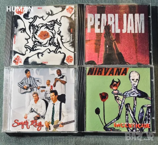 Red Hot-Pearl Jam-Sugar Ray-Nirvana , снимка 1 - CD дискове - 47068437