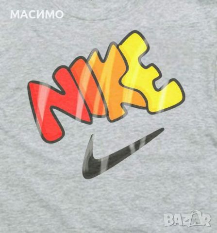 Дамска тениска Nike,тениска Найк в сиво, снимка 3 - Тениски - 45147679