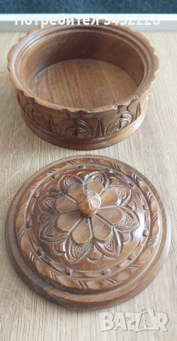 Дърворезба кутия за ценители отлична , снимка 3 - Декорация за дома - 54109255