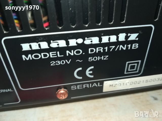 SOLD OUT-MARANTZ DR17/N1B CD RECORDER-MADE IN JAPAN-ВНОС SWISS 0508241221, снимка 14 - Ресийвъри, усилватели, смесителни пултове - 46806139