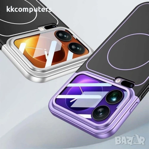 GKK Магнитен Калъф за Xiaomi 17 Pro - PC, Детайлен капак за камера, С включено стъкло, 4 цвята, снимка 10 - Калъфи, кейсове - 53885088