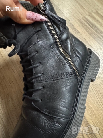 Оригинални дамски боти ест. кожа Bugatti! 37 н, снимка 7 - Дамски боти - 52242231