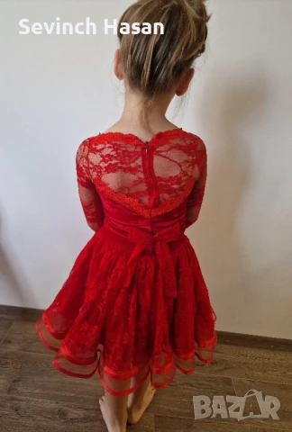 Детска рокля, подходяща за спортни танци или друг официален повод- 5 години, снимка 2 - Детски рокли и поли - 51364455