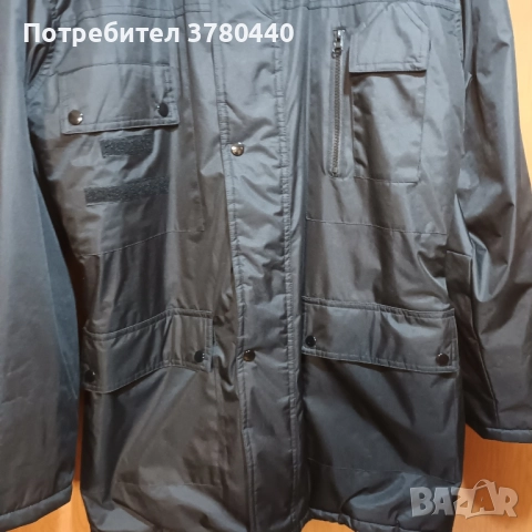 Мъжко черно зимно яке"WISENT", снимка 2 - Якета - 52311148