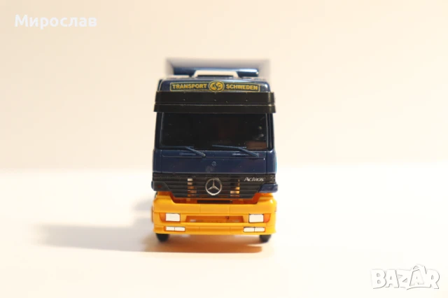 AWM H0 1/87 MERCEDES ACTROS АМИОН МОДЕЛ ТИР, снимка 3 - Колекции - 51073249