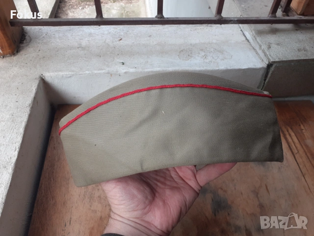 Старо военно кепе пилотка шапка фуражка униформа, снимка 3 - Антикварни и старинни предмети - 54183190