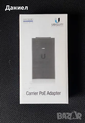 Ubiquiti POE-50-60W HiPoe 802.3bt гигабитов PoE инжектор 60W, снимка 1 - Мрежови адаптери - 46945158