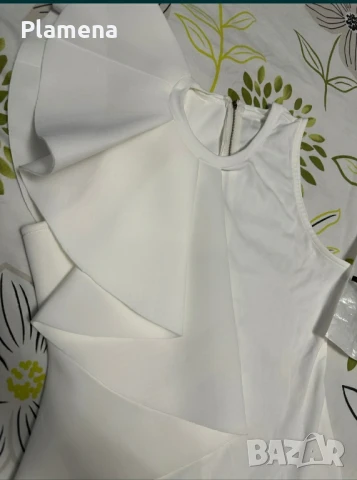 Бяло екстравагантно боди , снимка 2 - Корсети, бюстиета, топове - 50638539