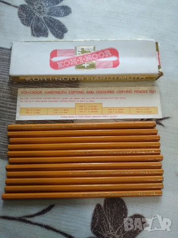 Кутия с 11 молива KOH-I-NOOR HB, снимка 3 - Колекции - 53484637