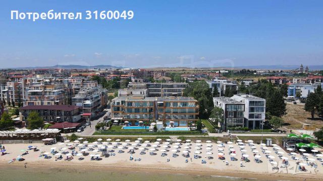 Апартамент на първа линия на централния плаж Равда в комплекс Олимпия бийч, снимка 1 - Почивки на море - 45719133