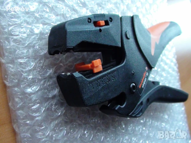Weidmüller Stripax 16 - MADE IN GERMANY -Profi Автомат. Клещи за сваляне кабелна изолация 6/10/16mm², снимка 7 - Клещи - 50944296