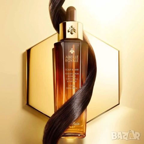 ЛУКСОЗЕН СЕРУМ ЗА СКАЛП И КОСА GUERLAIN Abeille Royale – Scalp Hair Youth Oil-in-Serum!, снимка 2 - Продукти за коса - 52859656