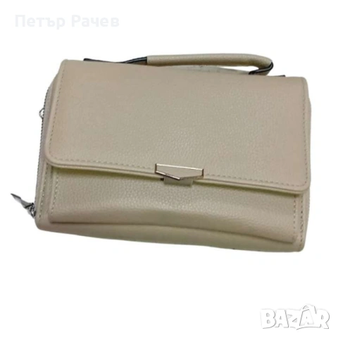 Стилна и компактна к. дамска чанта за през рамо с дълга дръжка., снимка 2 - Чанти - 53759372