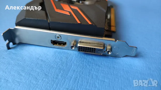 Видео карта GIGABYTE GeForce GT 1030 OC 2GB GDDR5 64bit, снимка 3 - Видеокарти - 46897671