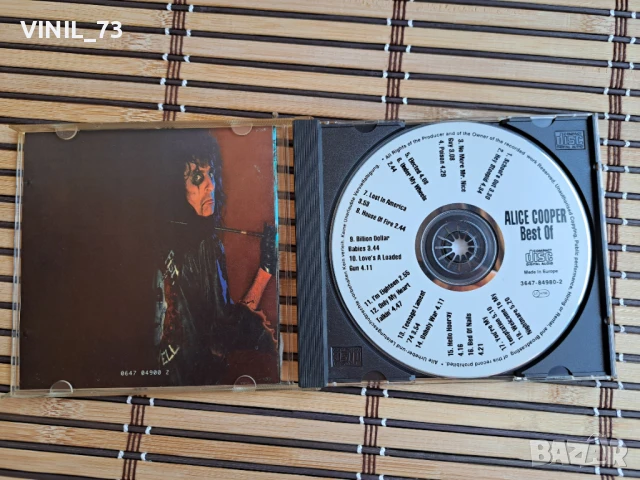Alice Cooper  – The Best Of, снимка 2 - CD дискове - 50809421