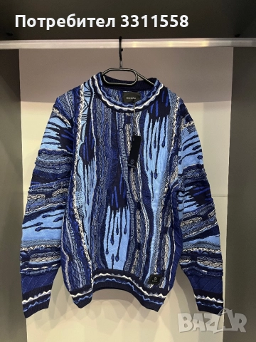 Carlo Colucci Пуловер - Тъмно Син М/L, снимка 2 - Пуловери - 52552897