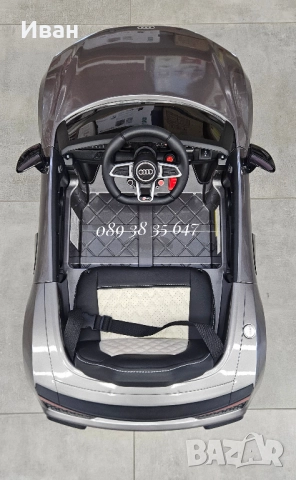 ТОП ЦЕНА!НОВО!Акумулаторна кола Audi R8 Spyder с 12V батерия,меки гуми,металик,USB, снимка 9 - Електрически играчки - 51753310