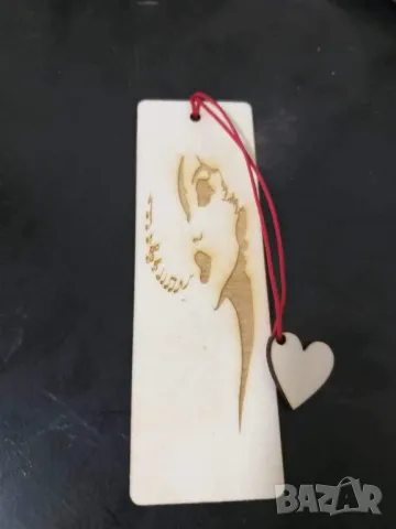 книгоразделител с надпис по избор , снимка 2 - Други - 50404376