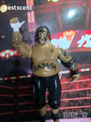 Екшън фигура WWE Umaga Умага Ruthless Aggression Basic Series Умага Самоа Samoa jakks 2005 , снимка 7 - Колекции - 49145807