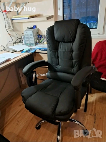 Ергономичен офис стол с масаж, снимка 17 - Столове за офис - 53357177