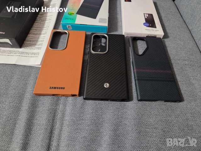 Samsung Galaxy S24 Ultra Titanium Black - Гаранция + премиум аксесоари, снимка 3 - Samsung - 52976728