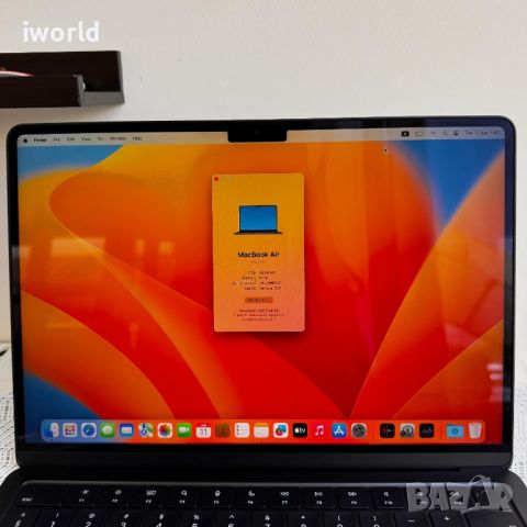 НОВ❗️MACBOOK AIR M2❗️ Лизинг от 70лв/м ❗️13.6" 2022 8GB/256GB❗️ grey , снимка 3 - Лаптопи за дома - 46156864