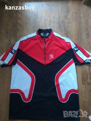 Giordana Cycling - мъжко ретро джърси ХЛ, снимка 5 - Тениски - 46958996