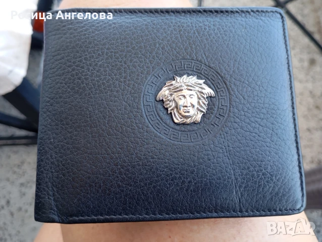 Винтидж портфейл Версаче Италия от 80те години унисекс , снимка 4 - Портфейли, портмонета - 51154917