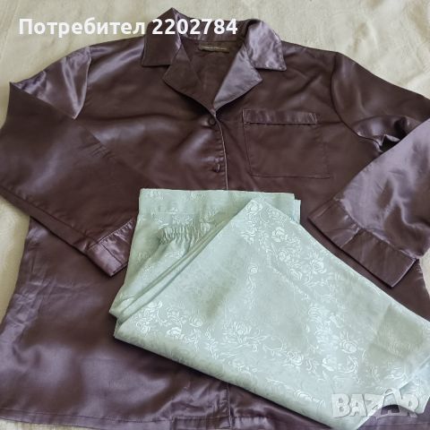 Дамски сатенени пижами, пижама, нощница , снимка 6 - Нощници - 46308086