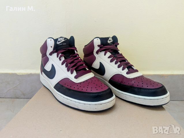 Nike Court Vision Mid, снимка 2 - Кецове - 46646989