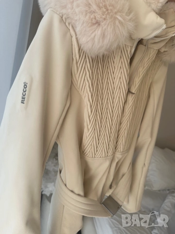 Ски яке Oysho , непромокаемо в бежов цвят, снимка 6 - Якета - 53074613