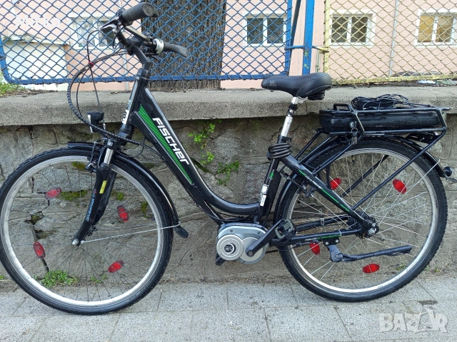 28 цола електрически алуминиев велосипед с 7 скорости усилени капли амортисьори предни като нов , снимка 15 - Велосипеди - 53725728