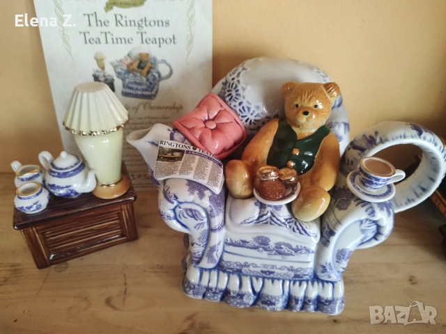 Ringtons Cardew - колекционерски чайник със захарница - време за чай