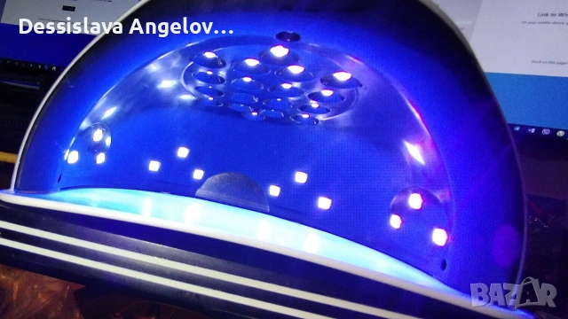 Lilac UV/Led лампа за нокти , снимка 8 - Продукти за маникюр - 43792326